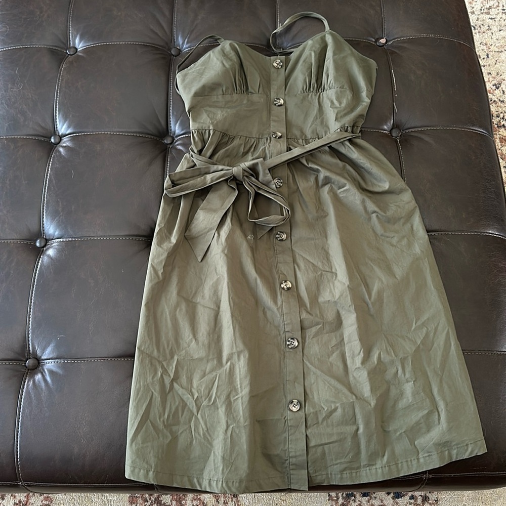 Army Green dress